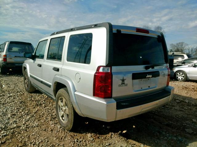 1J8HH48K76C206649 - 2006 JEEP COMMANDER 银色 照片 3