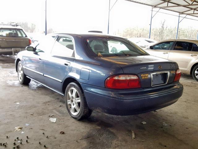 1YVGF22D615230505 - 2001 MAZDA 626 ES BLUE photo 3