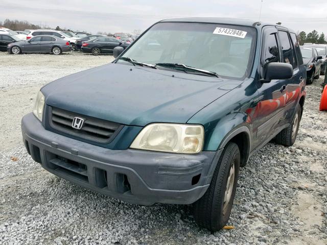 JHLRD284XWC015596 - 1998 HONDA CR-V LX GREEN photo 2