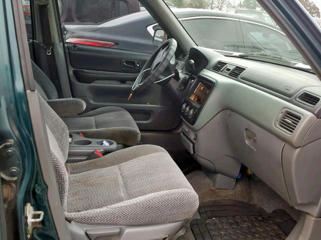 JHLRD284XWC015596 - 1998 HONDA CR-V LX GREEN photo 5