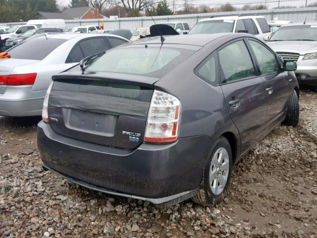 JTDKB20UX73275188 - 2007 TOYOTA PRIUS CHARCOAL photo 4