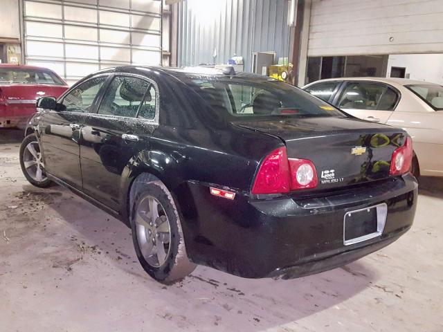 1G1ZC5E06CF153531 - 2012 CHEVROLET MALIBU 1LT BLACK photo 3