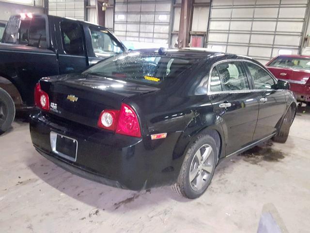1G1ZC5E06CF153531 - 2012 CHEVROLET MALIBU 1LT BLACK photo 4