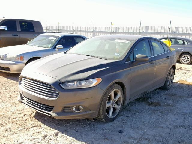 3FA6P0G74GR402919 - 2016 FORD FUSION S GRAY photo 2