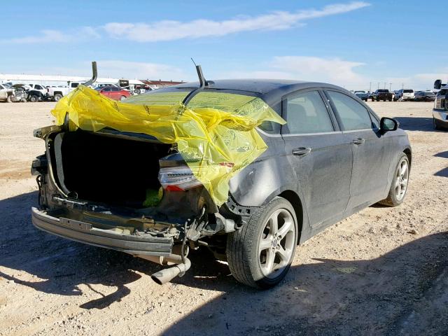 3FA6P0G74GR402919 - 2016 FORD FUSION S GRAY photo 4