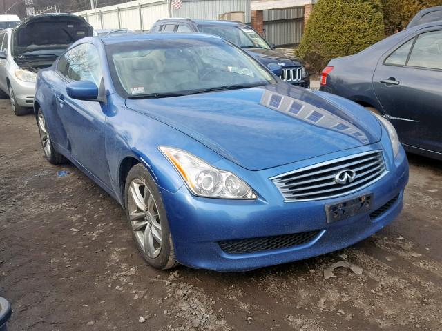 JNKCV64F39M653555 - 2009 INFINITI G37 BLUE photo 1