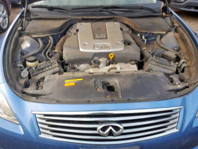 JNKCV64F39M653555 - 2009 INFINITI G37 BLUE photo 7