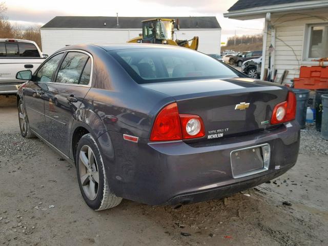 1G1ZC5EU0BF174067 - 2011 CHEVROLET MALIBU 1LT SILVER photo 3