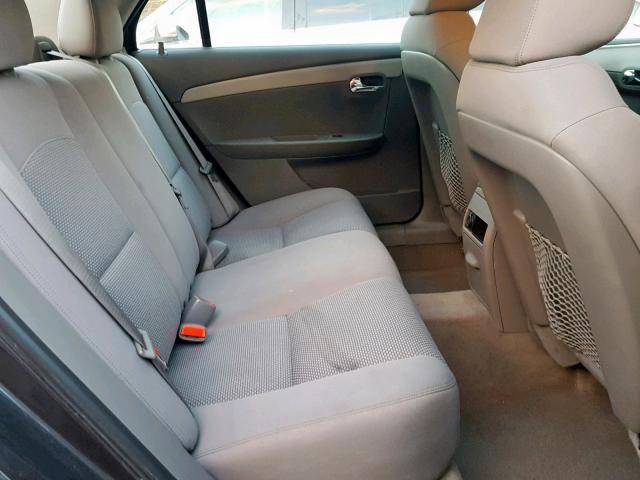 1G1ZC5EU0BF174067 - 2011 CHEVROLET MALIBU 1LT SILVER photo 6