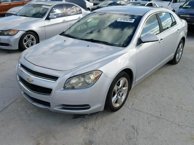 1G1ZC5E04AF183317 - 2010 CHEVROLET MALIBU 1LT SILVER photo 2