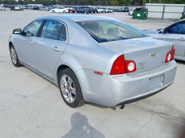 1G1ZC5E04AF183317 - 2010 CHEVROLET MALIBU 1LT SILVER photo 3