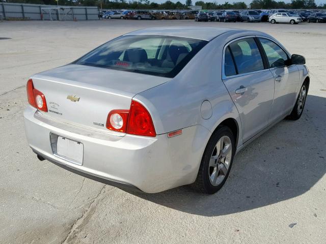 1G1ZC5E04AF183317 - 2010 CHEVROLET MALIBU 1LT SILVER photo 4