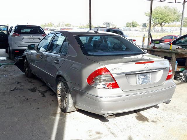 WDBUF72X17B028907 - 2007 MERCEDES-BENZ E 550 BEIGE photo 3