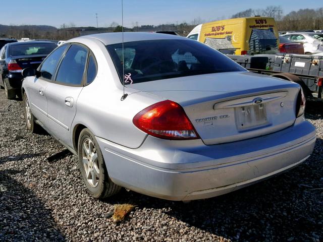 1FAFP56UX6A237620 - 2006 FORD TAURUS SEL SILVER photo 3