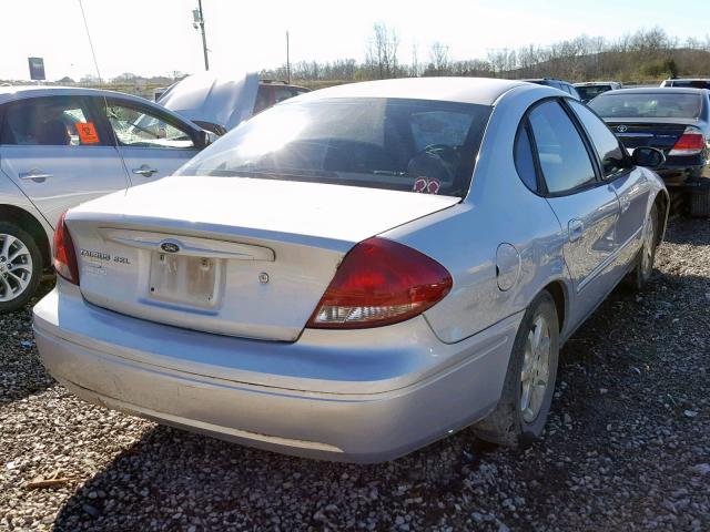 1FAFP56UX6A237620 - 2006 FORD TAURUS SEL SILVER photo 4