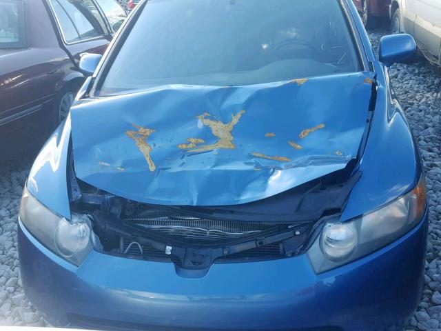 2HGFA16988H518546 - 2008 HONDA CIVIC EXL BLUE photo 9