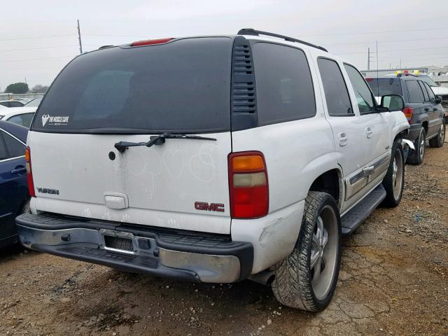 1GKEC13Z73R152438 - 2003 GMC YUKON WHITE photo 4