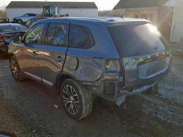 JA4AD2A34GZ013461 - 2016 MITSUBISHI OUTLANDER GRAY photo 3