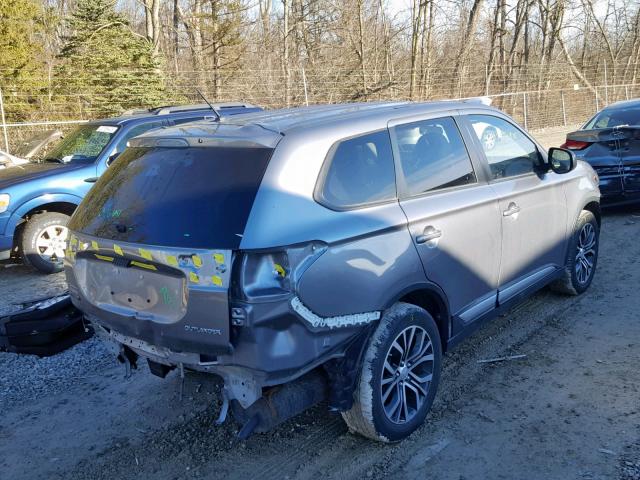 JA4AD2A34GZ013461 - 2016 MITSUBISHI OUTLANDER GRAY photo 4