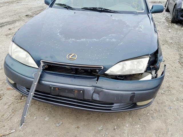 JT8BF28G2W5027425 - 1998 LEXUS ES 300 GREEN photo 9