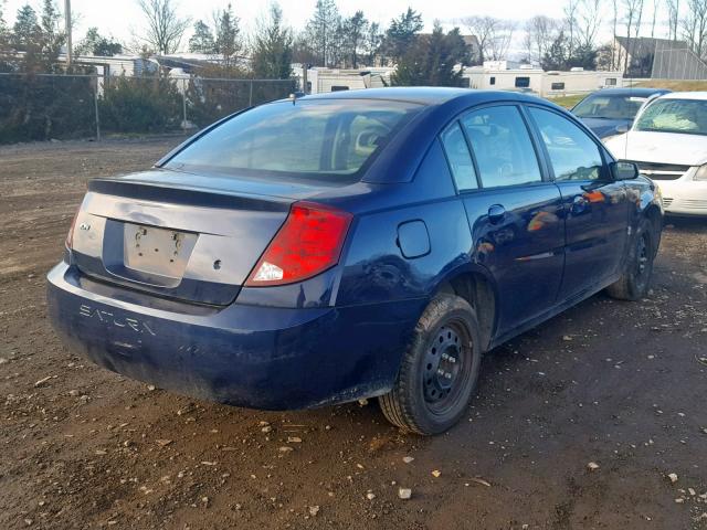 1G8AJ55F97Z182227 - 2007 SATURN ION LEVEL BLUE photo 4