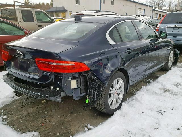 SAJAJ4FN3JCP21989 - 2018 JAGUAR XE PREMIUM BLUE photo 4