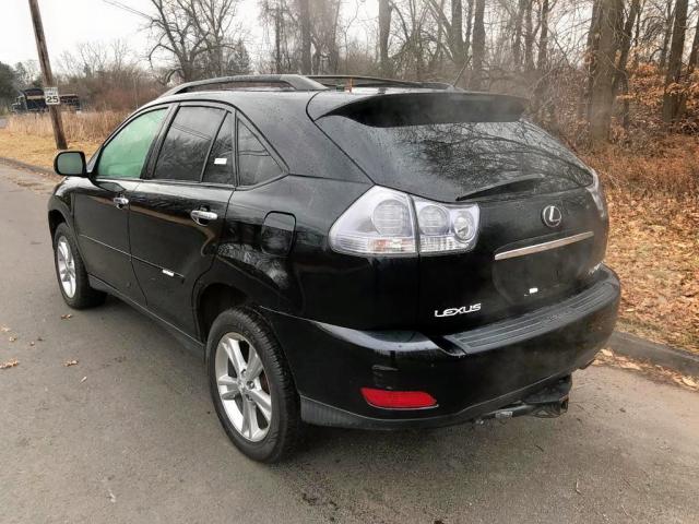 JTJHW31U282045619 - 2008 LEXUS RX 400H BLACK photo 4