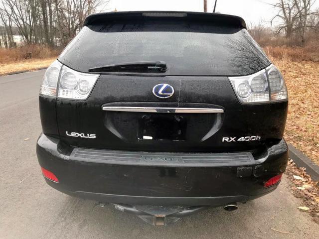 JTJHW31U282045619 - 2008 LEXUS RX 400H BLACK photo 6