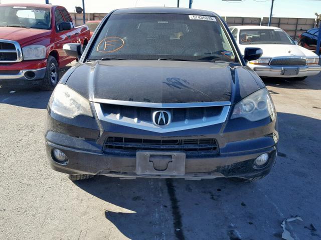 5J8TB18237A003063 - 2007 ACURA RDX BLACK photo 10