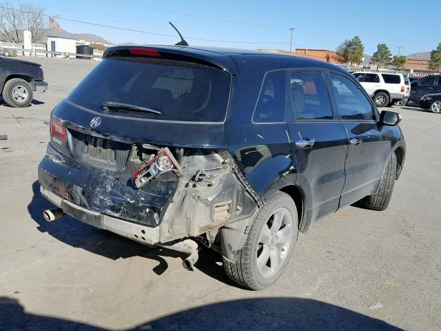 5J8TB18237A003063 - 2007 ACURA RDX BLACK photo 4