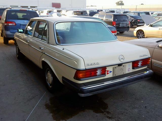 WBD12312312210215 - 1981 MERCEDES-BENZ 240D TAN photo 3