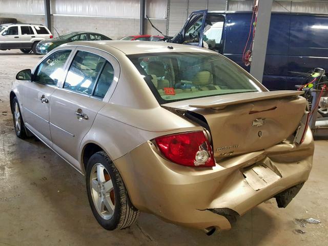 1G1AZ58FX67728773 - 2006 CHEVROLET COBALT LTZ GOLD photo 3