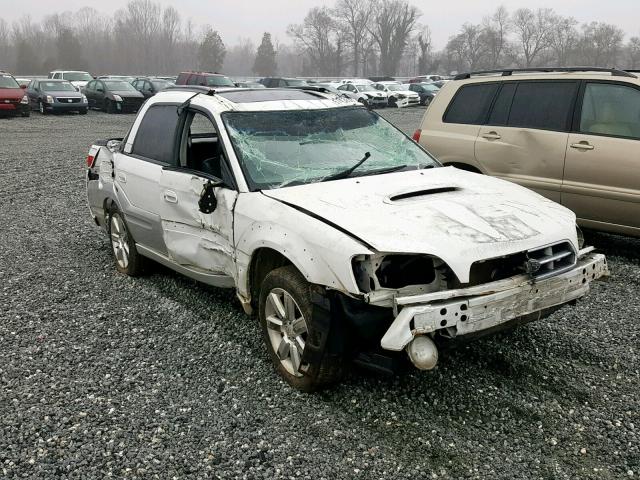 4S4BT63C956100297 - 2005 SUBARU BAJA TURBO WHITE photo 1