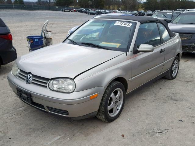 3VWCB61E1XM816983 - 1999 VOLKSWAGEN CABRIO GL SILVER photo 2