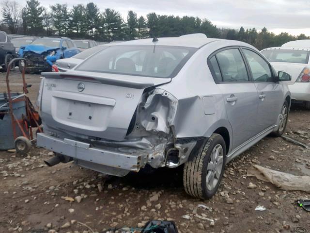 3N1AB6AP4CL616663 - 2012 NISSAN SENTRA 2.0 SILVER photo 4