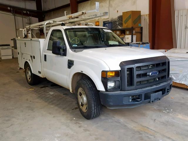 1FDWF30568EC98506 - 2008 FORD F350 SRW S WHITE photo 1