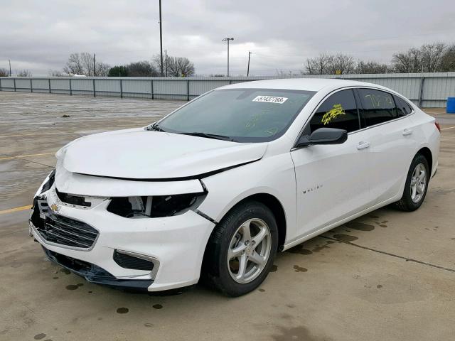 1G1ZB5STXGF213608 - 2016 CHEVROLET MALIBU LS 白色 照片 2