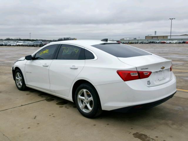 1G1ZB5STXGF213608 - 2016 CHEVROLET MALIBU LS 白色 照片 3
