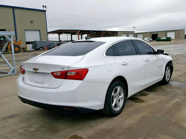 1G1ZB5STXGF213608 - 2016 CHEVROLET MALIBU LS 白色 照片 4