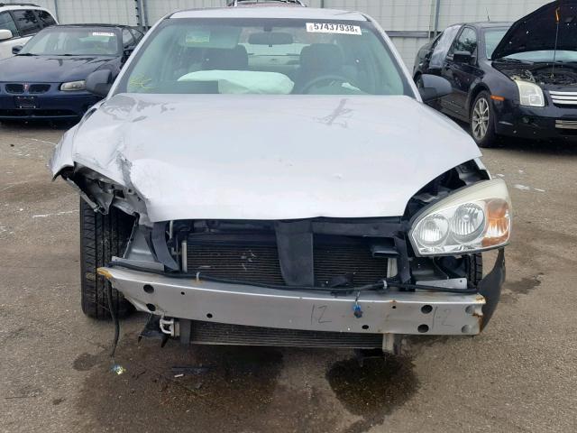 1G1ZT52884F216902 - 2004 CHEVROLET MALIBU LS 银色 照片 9
