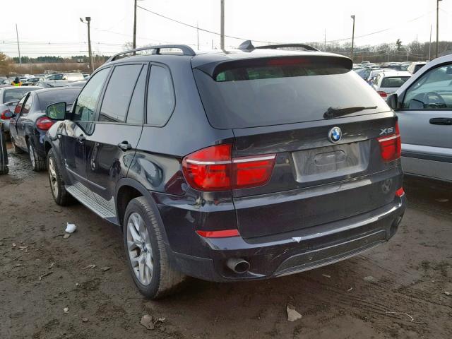 5UXZV4C55CL763849 - 2012 BMW X5 XDRIVE3 BLACK photo 3