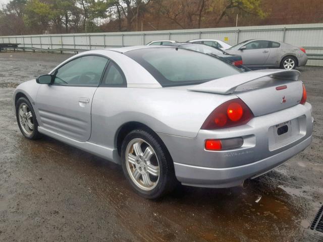 4A3AC54H11E084131 - 2001 MITSUBISHI ECLIPSE GT SILVER photo 3