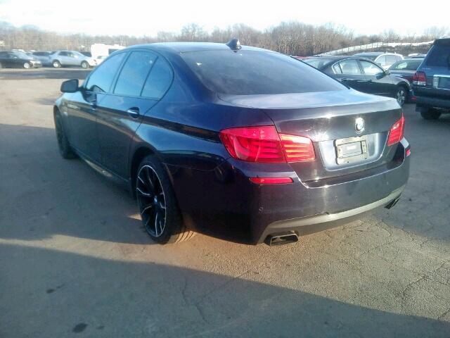 WBAFU9C5XDDY70313 - 2013 BMW 550 XI BLACK photo 3