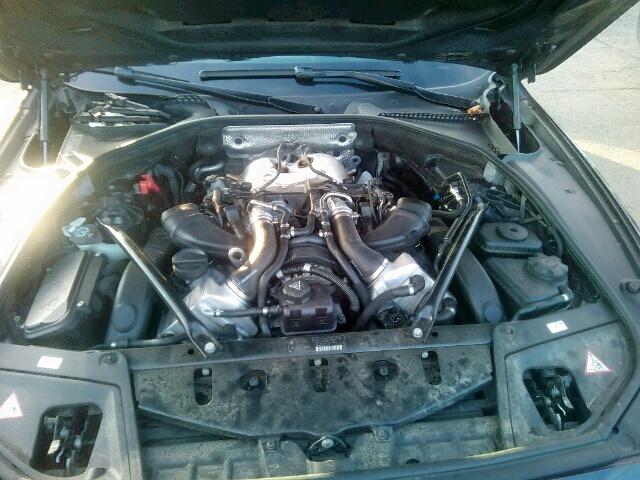 WBAFU9C5XDDY70313 - 2013 BMW 550 XI BLACK photo 7