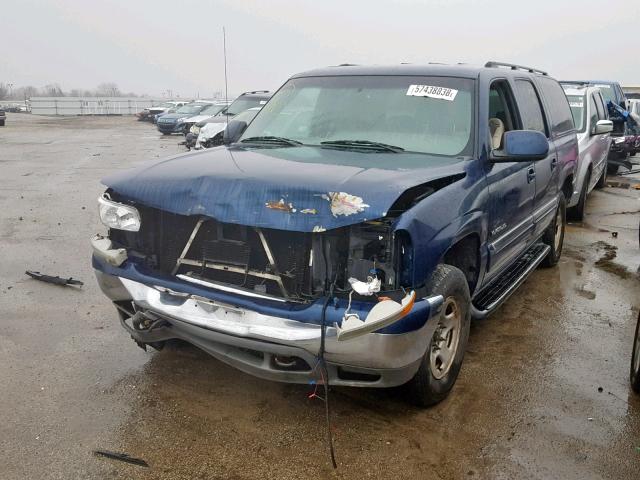 1GKFK16T21J312767 - 2001 GMC YUKON XL K BLUE photo 2