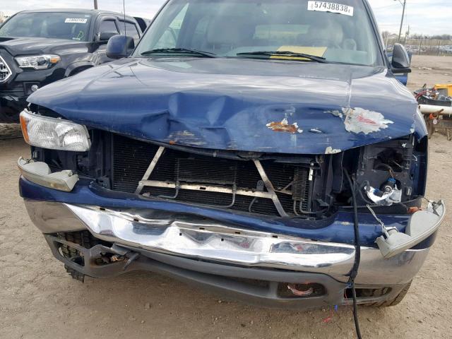 1GKFK16T21J312767 - 2001 GMC YUKON XL K BLUE photo 7