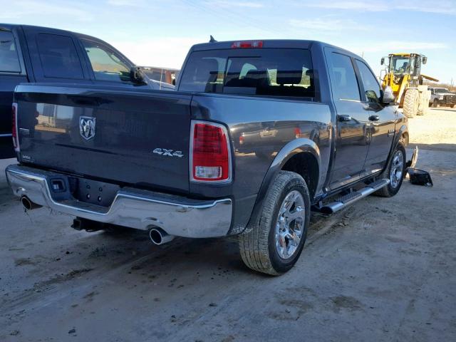 1C6RR7NM7JS262824 - 2018 RAM 1500 LARAM GRAY photo 4