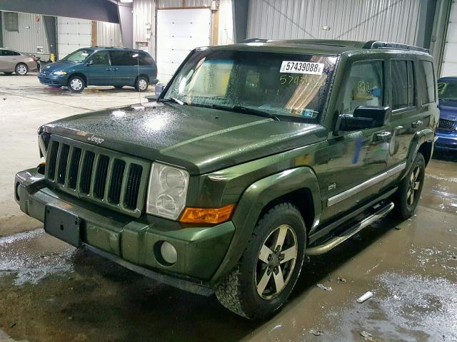 1J8HG48K56C328011 - 2006 JEEP COMMANDER Yaşıl foto 2