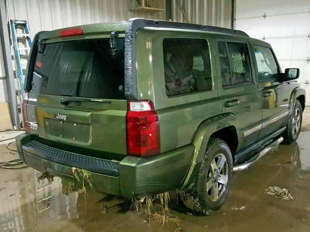 1J8HG48K56C328011 - 2006 JEEP COMMANDER Yaşıl foto 4