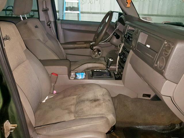 1J8HG48K56C328011 - 2006 JEEP COMMANDER Yaşıl foto 5
